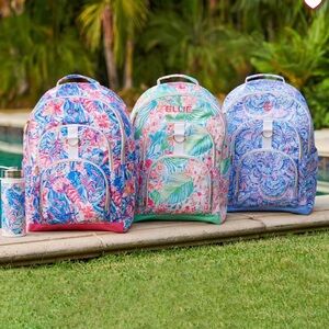Lilly Pulitzer X Pottery Barn Orchid Backpack